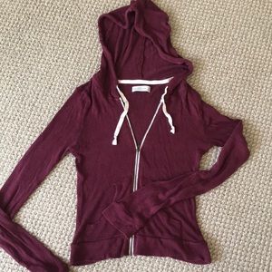 Abercrombie & Fitch Zip Up Sweater